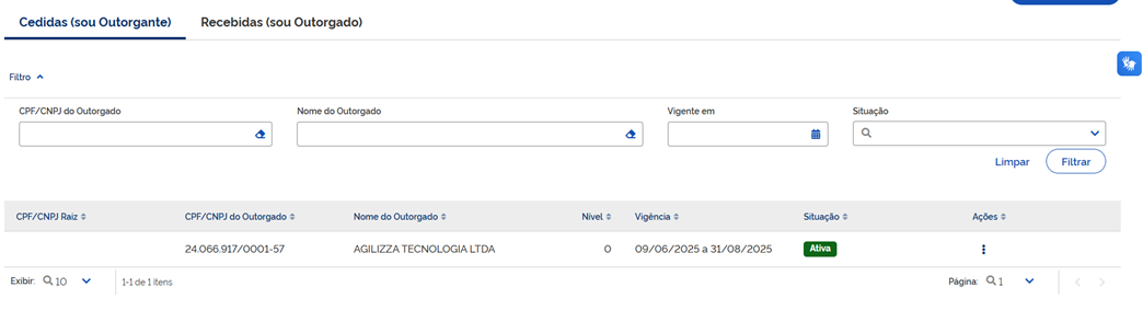 Procuração ativa