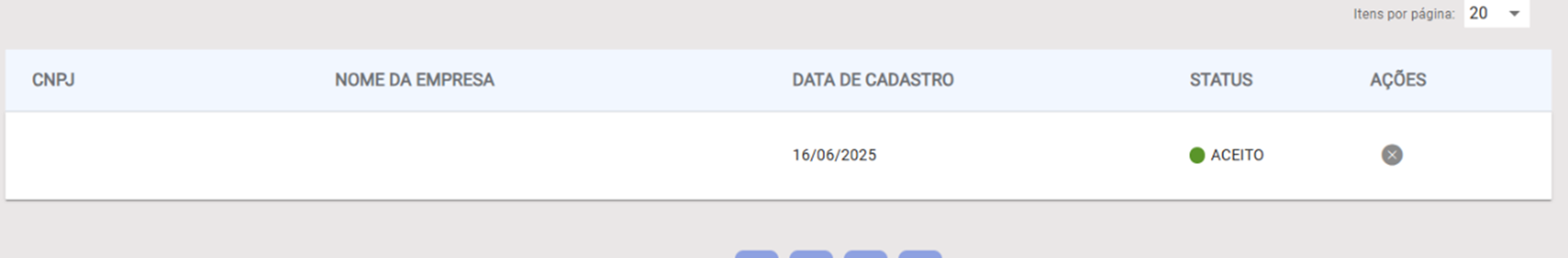 Cancelar solicitação de coligação