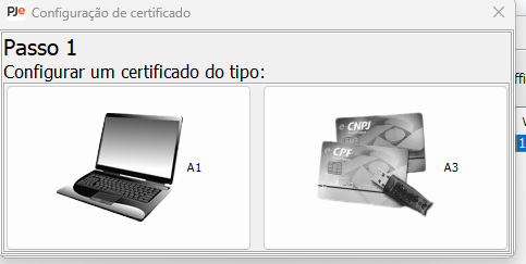 Adicionar certificado digital