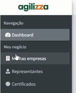 Tela inicial da plataforma